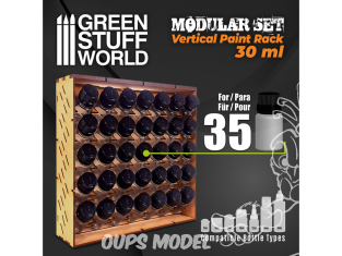 Green Stuff 507422 Présentoir Modulaire pour Peinture - VERTICAL 30ml