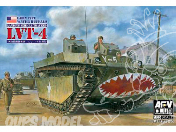 Afv Club maquette militaire 35205 VEHICULE DE DEBARQUEMENT AMPHIBIE US LVT-4 "BUFFALO" 1/35