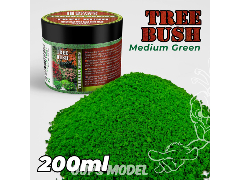 Green Stuff 506845 Flocage mousse Vert Moyen 200ml