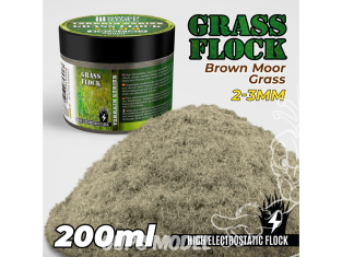 Green Stuff 506388 Herbe Statique 2-3mm Brown Moor Grass 200ml