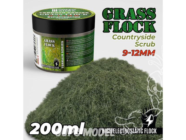 Green Stuff 506685 Herbe Statique 9-12mm COUNTRYSIDE SCRUB 200ml