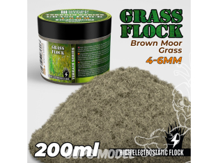 Green Stuff 506517 Herbe Statique 4-6mm Brown Moor Grass 200ml