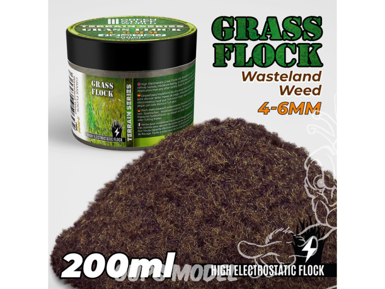 Green Stuff 506562 Herbe Statique 4-6mm WASTELAND WEED 200ml