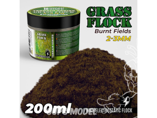 Green Stuff 506494 Herbe Statique 2-3mm CHAMPS BRÛLÉS 200ml