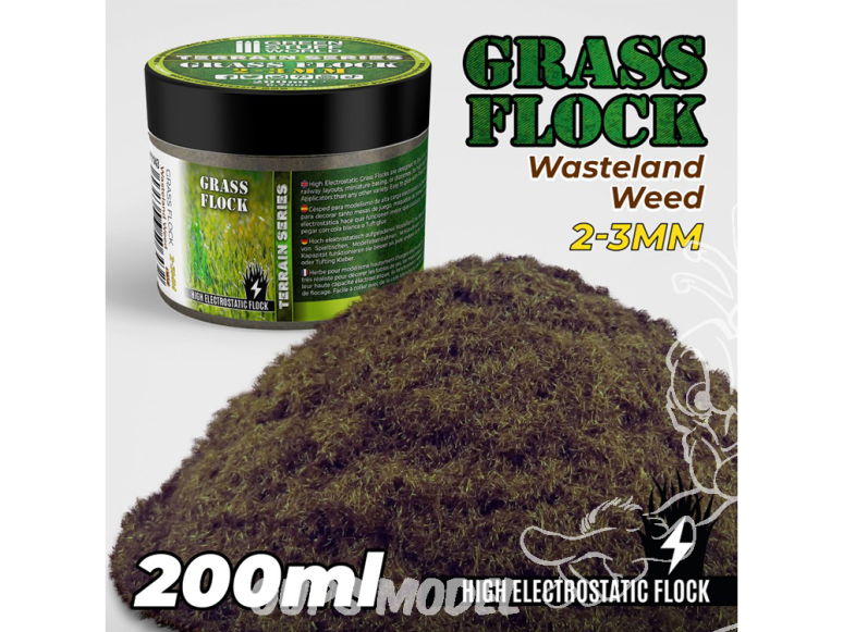 Green Stuff 506432 Herbe Statique 2-3mm MAUVAISES HERBES DES FRICHES 200ml