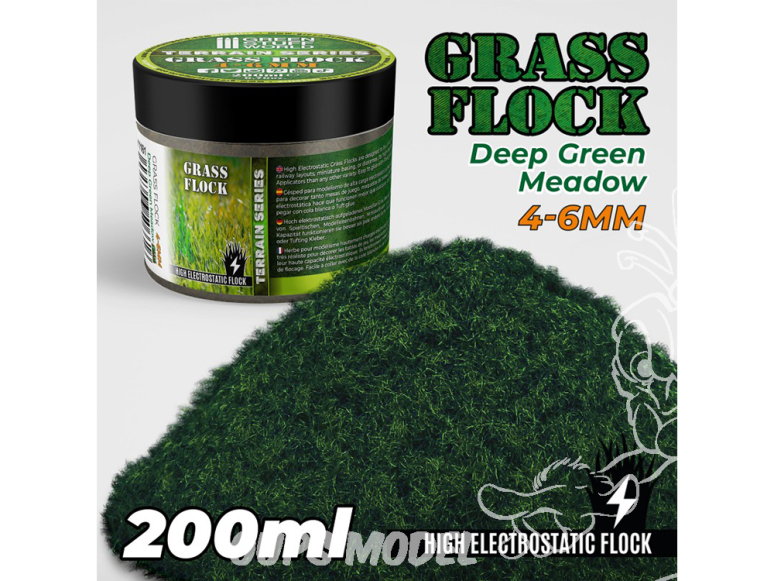 Green Stuff 506616 Herbe Statique 4-6mm PRAIRIE VERT PROFOND 200ml