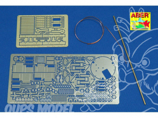 Aber 16010 Driver hatch details Tigre I Ausf E Early version 1/16