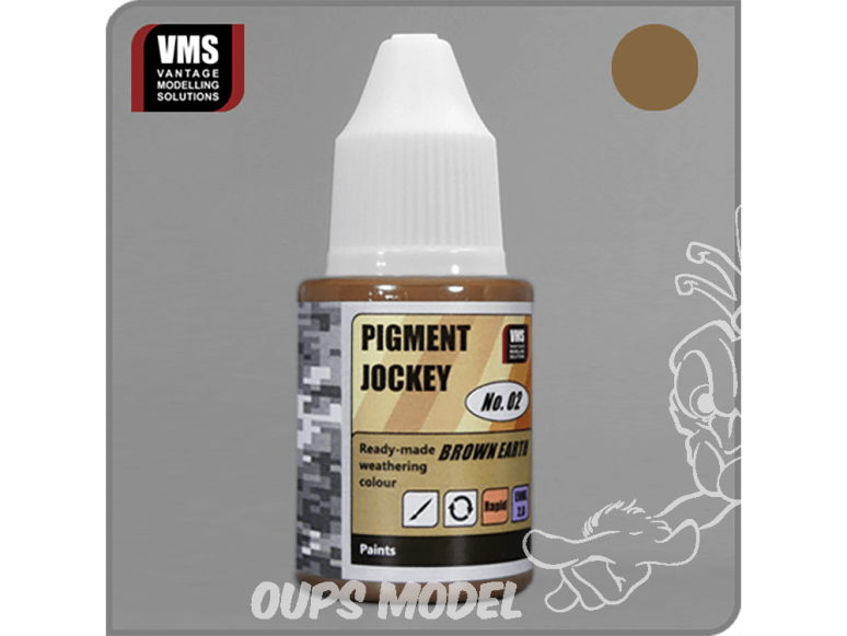 VMS Pigment Jockey No.02 Terre brune - Brown earth 30ml