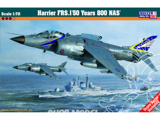 MISTER CRAFT maquette avion 041014 Harrier FRS.1 50 Ans 800 NAS 1/72