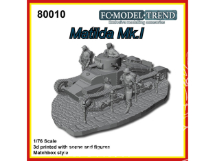 FC MODEL TREND maquette résine 80010 Diorama Matilda Mk.I 1/76
