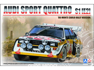 Beemax maquette voiture BX24035 Audi Sport Quatro S1 (E2) Rallye de Monte Carlo 1986 1/24