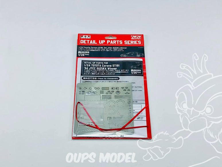 NuNu kit d'amelioration pour voiture NE24018 TOYOTA CORONA ST191 ’94 JTCC vainqueur SUZUKA 1/24