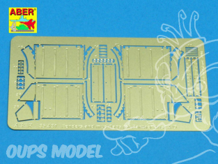 Aber 35A031 Front fenders pour Panther Ausf.A/D 1/35