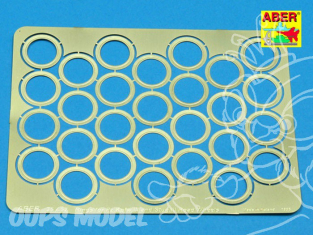 Aber 35A052 Rings between wheels pour PzkpfwIII et Stug III 1/35