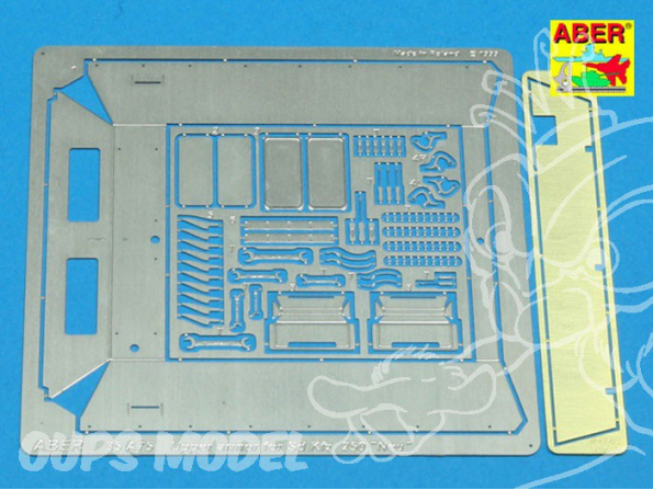 Aber 35A075 Upper armor pour Sdkfz250 1/35