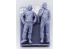 FC MODEL TREND figurine résine 37002 Equipage Panzer 1945 Set 1 1/35