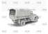 Icm maquette militaire 35598 Camion cargo américain G7107 1/35