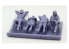 FC MODEL TREND figurine résine 48492 Equipage SAS WWII 1/48