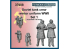 FC MODEL TREND figurine résine 37008 Equipage de char Soviétique en uniforme hiver WWII Set 1 1/35