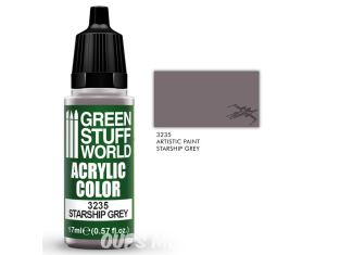 Green Stuff 3235 Peinture Couleur Acrylique GRIS STARSHIP 17ml