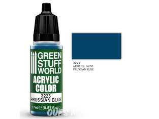 Green Stuff 3223 Peinture Couleur Acrylique BLEU DE PRUSSE 17ml