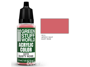 Green Stuff 3215 Peinture Couleur Acrylique ROSE POUSSIÉREUSE 17ml