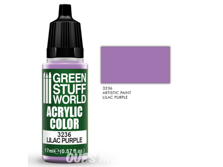 Green Stuff 3236 Peinture Couleur Acrylique VIOLET LILAS 17ml