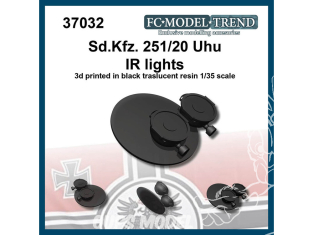 FC MODEL TREND accessoire résine 37032 Projecteur IR Uhu Sd.Kfz 251/20 1/35