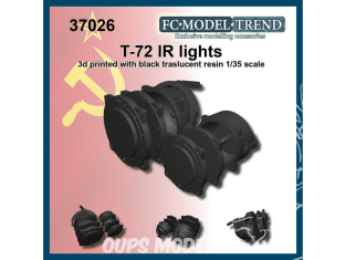 FC MODEL TREND accessoire résine 37026 Feux IR T-72 1/35