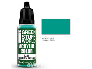 Green Stuff 3229 Peinture Couleur Acrylique VERT VIRIDE 17ml