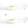 Eduard Express Mask JX291 Messerschmitt Bf 109G-6 Border Model 1/35