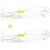 Eduard Express Mask JX292 Messerschmitt Bf 109G-6 TFace Border Model 1/35