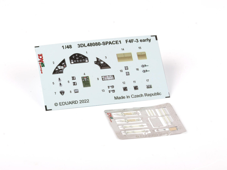 Eduard Space décalques 3D 3DL48080 F4F-3 Early Eduard 1/48