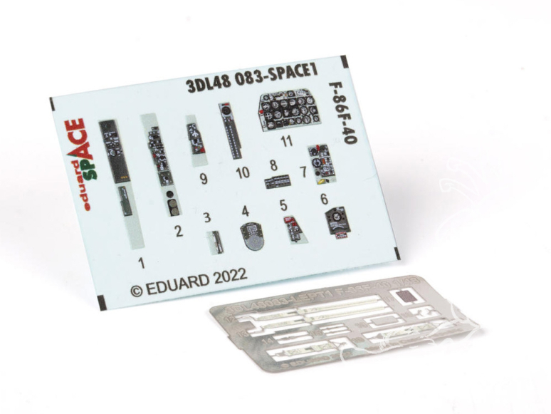 Eduard Space décalques 3D 3DL48083 F-86F-40 Airfix 1/48