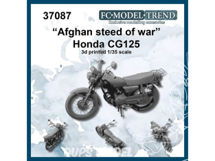 FC MODEL TREND maquette résine 37087 Honda CG 125 "Afghan steed of war" 1/35
