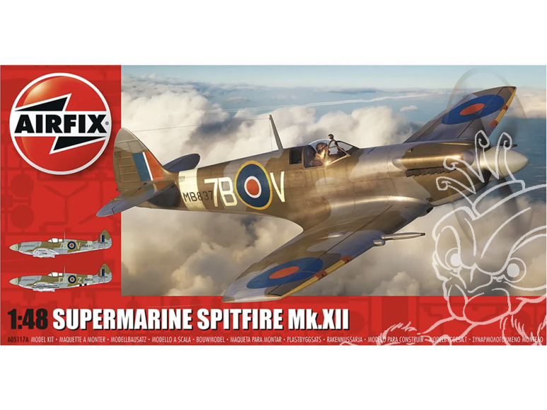 Airfix maquette avion A05117A Supermarine Spitfire Mk.XII 1/48