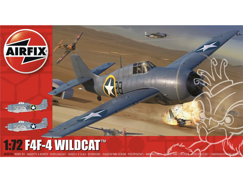 Airfix maquette avion A02070A F4F-4 Wildcat 1/72