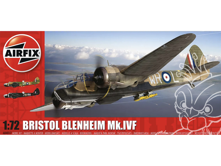 Airfix maquette avion A04017 Bristol Blenheim Mk.IVF Fighter 1/72