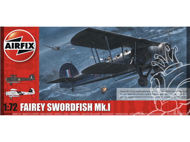 Airfix maquette avion A04058B Fairey Swordfish Mk.I 1/72