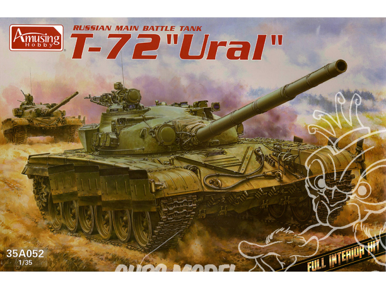 Amusing maquette militaire 35A052 Char de combat Russe T-72 Ural 1/35