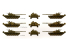 Amusing maquette militaire 35A052 Char de combat Russe T-72 Ural 1/35