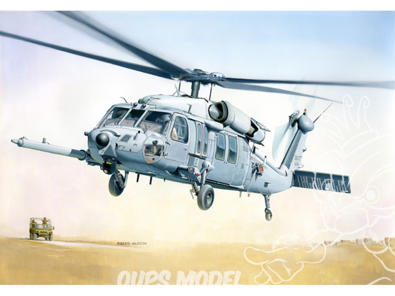 ITALERI maquette hélicoptère 2666 MH-60K Blackhawk SOA 1/48