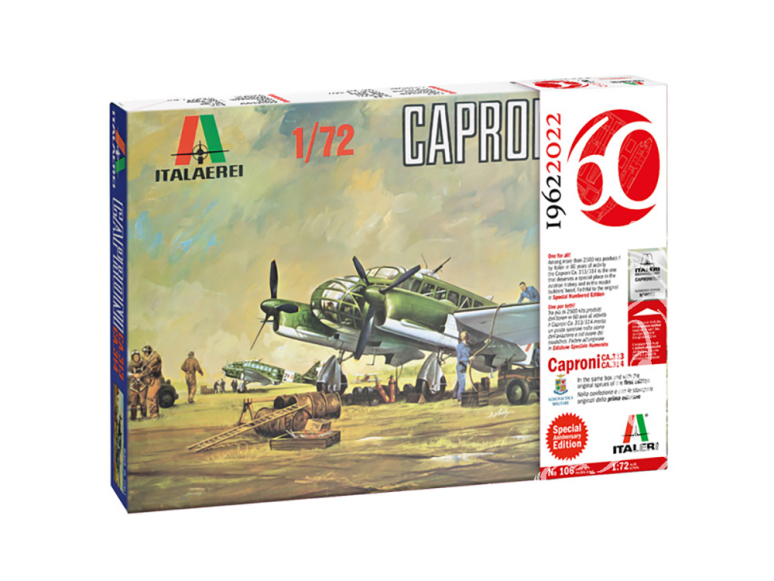 Italeri maquette avion 0106 Caproni Ca. 313/314 Vintage Édition spéciale anniversaire 1/72