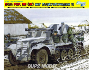 DRAGON maquette militaire 6719 5cm PaK 38 auf Zugkraftwagen 1t avec chenilles magic track 1/35