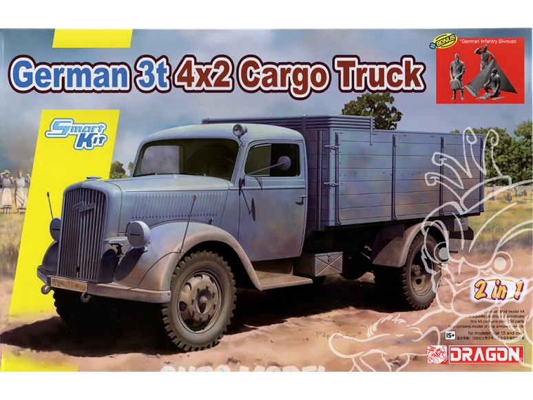 DRAGON maquette militaire 6974 Camion Allemand 3t 1/35