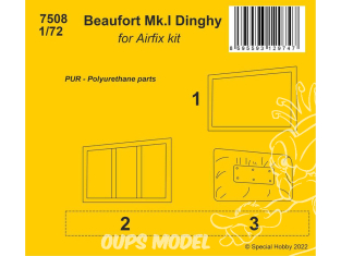 Cmk kit resine 7508 Beaufort Mk.I Dinghy pour New kits Airfix 1/72