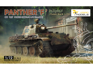 Vespid Models maquette militaire VS720011 Pz.Kpfw.V Panther Ausf.F (75mm KwK. L/70) 1/72