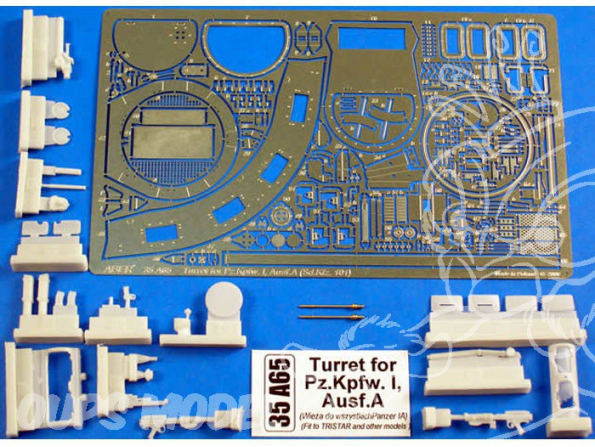 Aber 35A065 Tourelle pour Pzkpfw I Ausf A 1/35