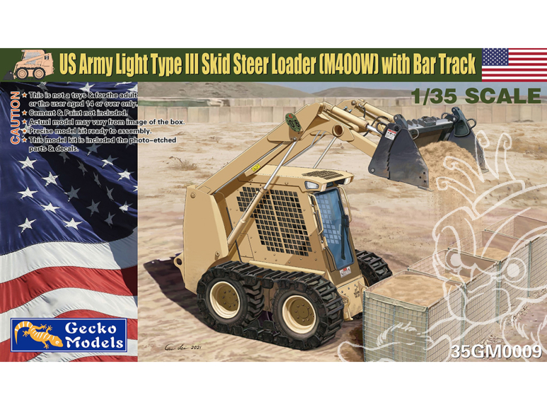 Gecko Models maquettes militaire 35GM0009 Chargeuse compacte type III américaine avec chenilles 1/35