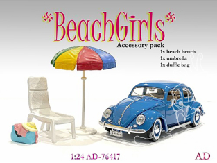 American Diorama accessoire AD-76417 Set accessoires de plage 1/24